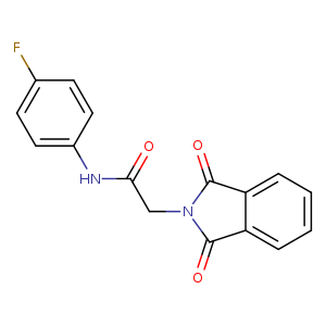 2-(1,3-dioxo-1,3-dihydro-2H-isoindol-2-yl)-N-(4-fluorophenyl)acetamide