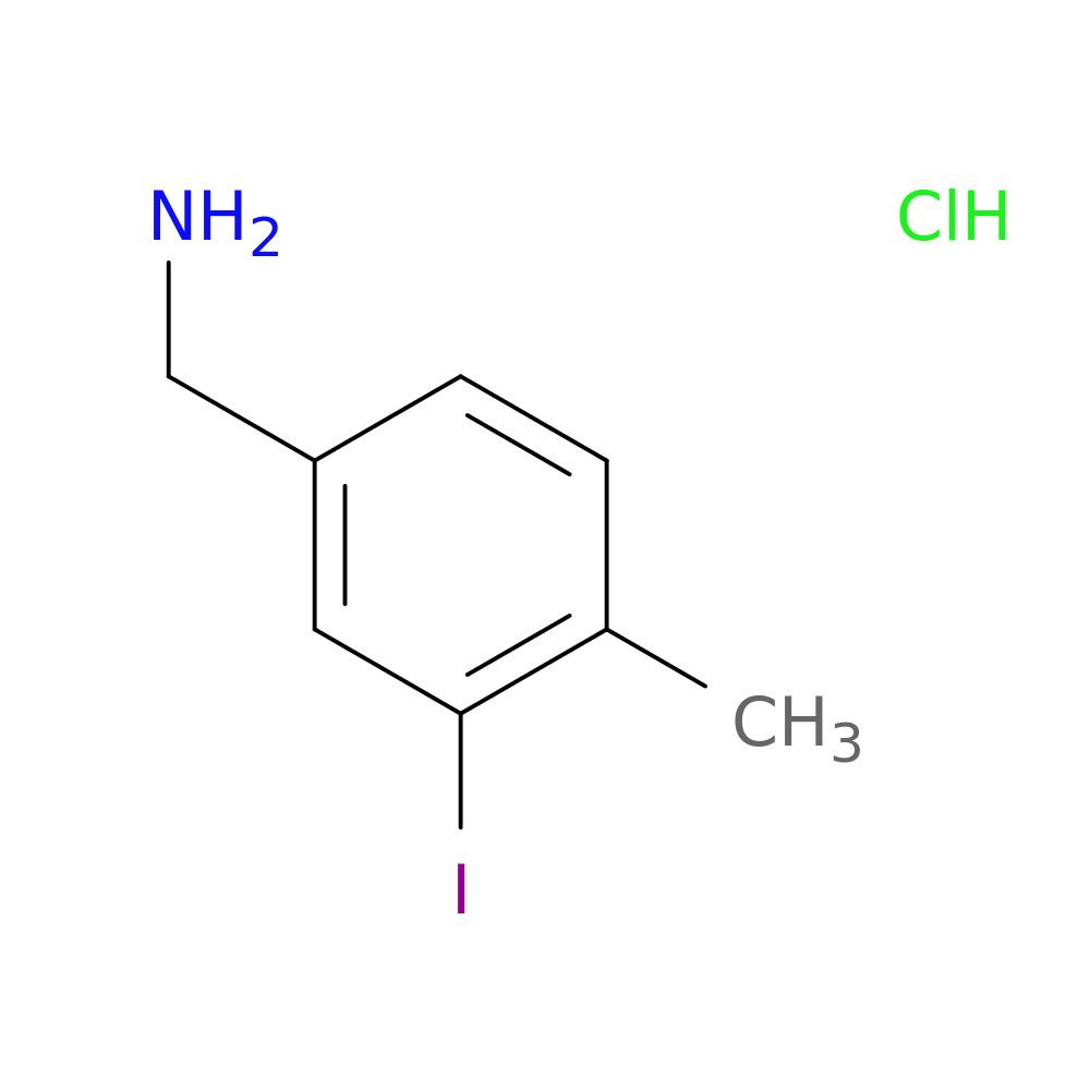 1-(3-iodo-4-methylphenyl)methanamine hydrochloride