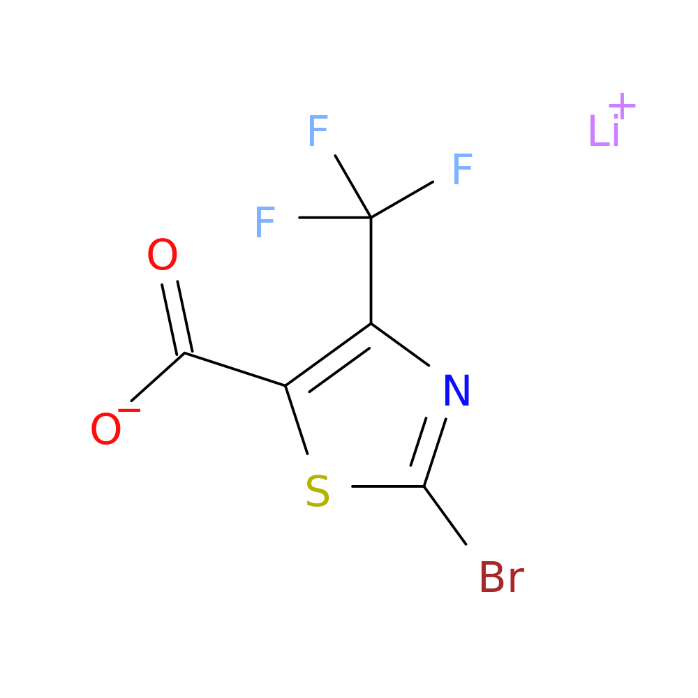 lithium(1+) ion 2-bromo-4-(trifluoromethyl)-1,3-thiazole-5-carboxylate