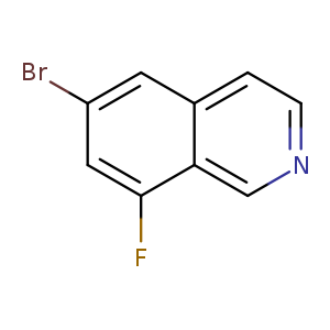 Isoquinoline, 6-bromo-8-fluoro-