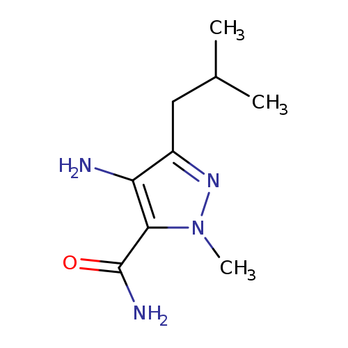 4-Amino-1-methyl-3-(2-methylpropyl)-1H-pyrazole-5-carboxamide