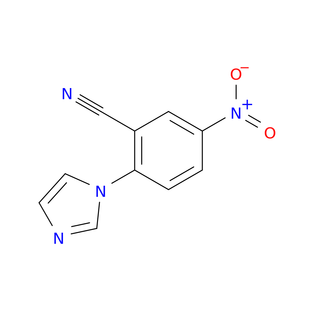 2-(Imidazol-1-yl)-5-nitrobenzonitrile