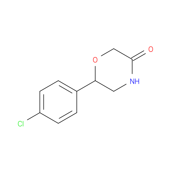 6-(4-CHLOROPHENYL)-3-MORPHOLINONE