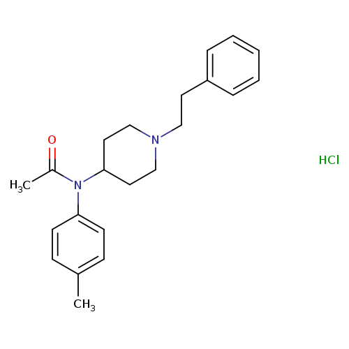 N-(1-phenethylpiperidin-4-yl)-N-(p-tolyl)acetamide,monohydrochloride