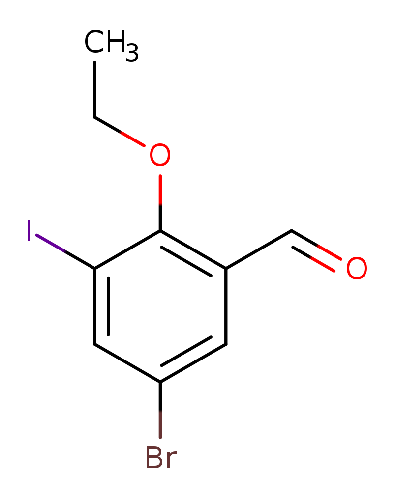 5-bromo-2-ethoxy-3-iodobenzaldehyde