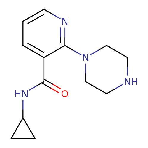 N-Cyclopropyl-2-(1-piperazinyl)nicotinamide hydrochloride