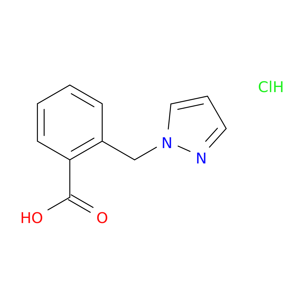 2-(1H-Pyrazol-1-ylmethyl)benzoic acid hydrochloride