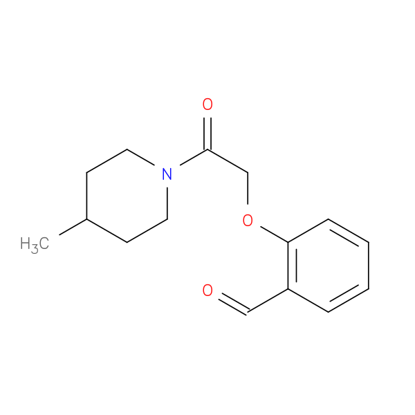 2-[2-(4-Methyl-1-piperidinyl)-2-oxoethoxy]benzaldehyde