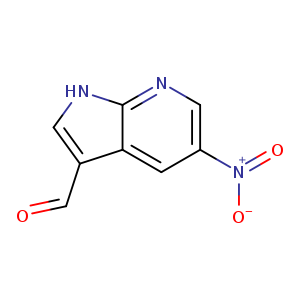 5-nitro-1H-pyrrolo[2,3-b]pyridine-3-carbaldehyde