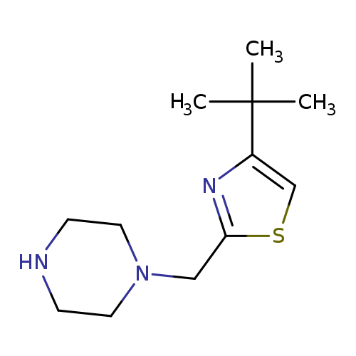 1-[(4-TERT-BUTYL-1,3-THIAZOL-2-YL)METHYL]PIPERAZINE
