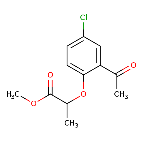 methyl 2-(2-acetyl-4-chlorophenoxy)propanoate