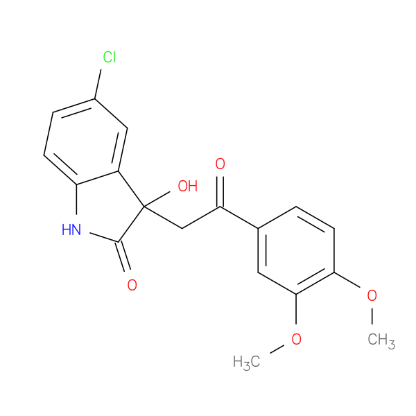 5-chloro-3-[2-(3,4-dimethoxyphenyl)-2-oxoethyl]-3-hydroxy-2,3-dihydro-1H-indol-2-one