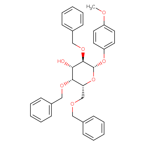 4-Methoxyphenyl 2,4,6-Tri-O-benzyl-beta-D-galactopyranoside
