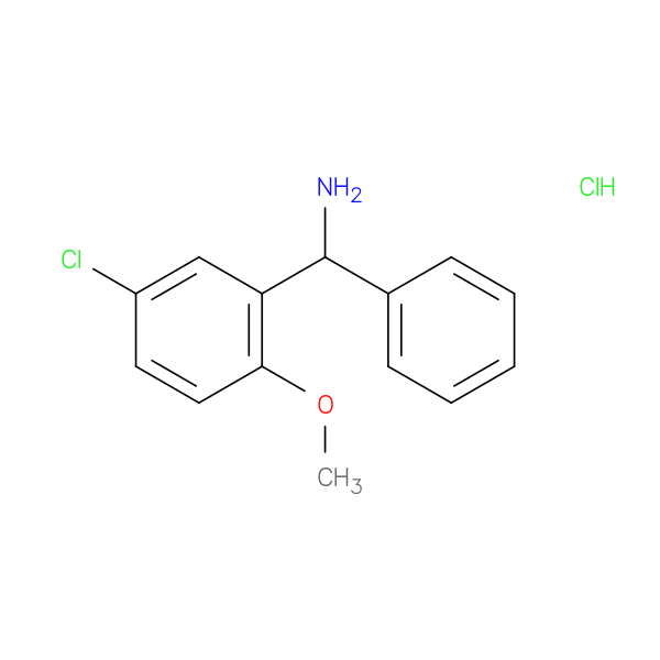 (5-chloro-2-methoxyphenyl)(phenyl)methanamine hydrochloride
