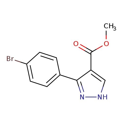Methyl 3-(4-bromophenyl)pyrazole-4-carboxylate