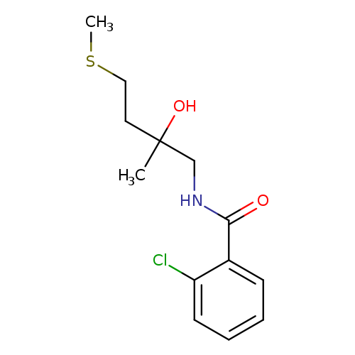 2-chloro-N-[2-hydroxy-2-methyl-4-(methylsulfanyl)butyl]benzamide
