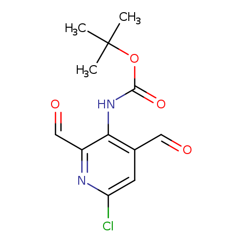 tert-Butyl N-(6-chloro-2,4-diformylpyridin-3-yl)carbamate