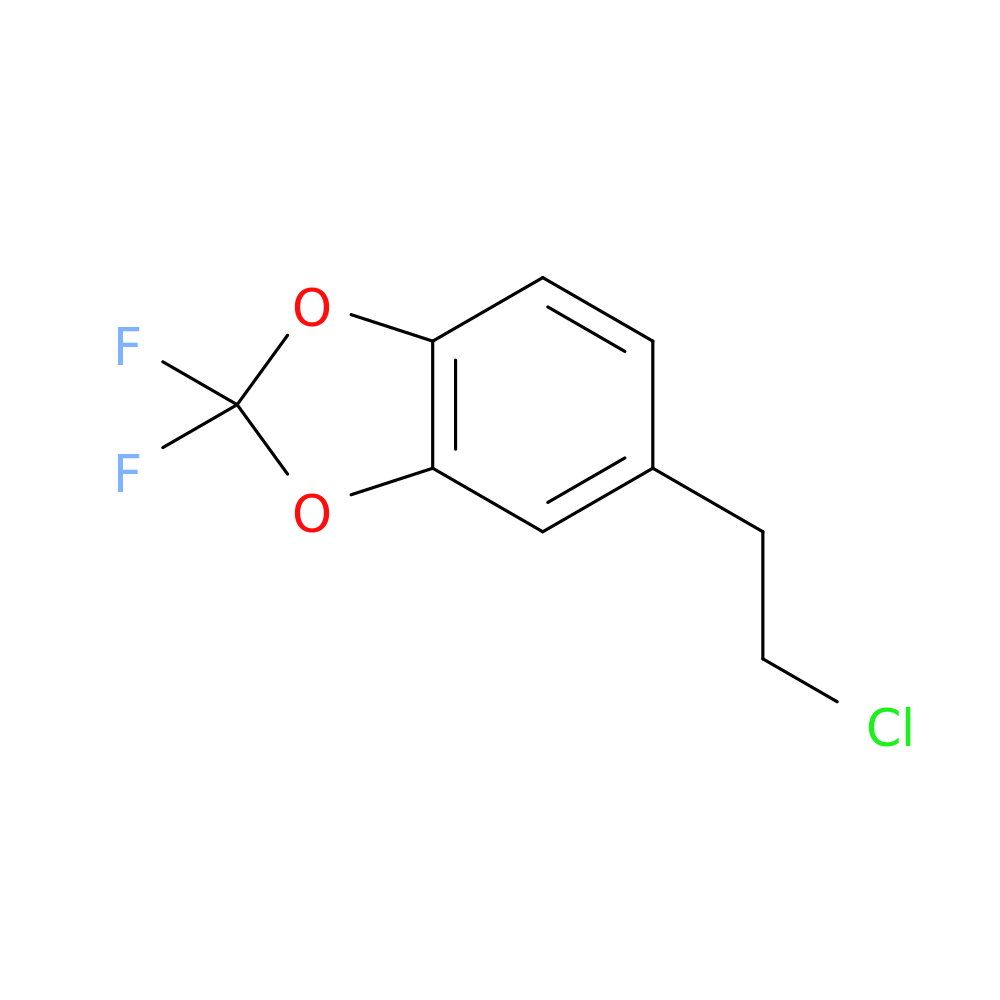 5-(2-chloroethyl)-2,2-difluoro-1,3-dioxaindane