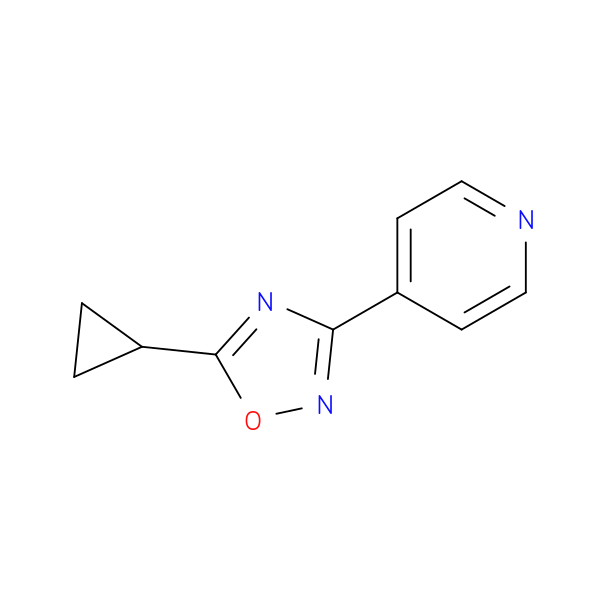 5-Cyclopropyl-3-(pyridin-4-yl)-1,2,4-oxadiazole