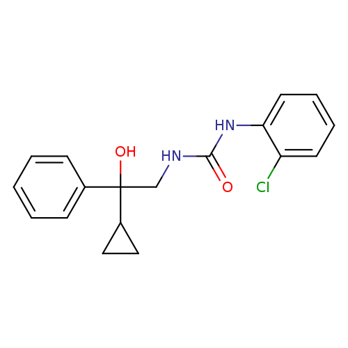 3-(2-chlorophenyl)-1-(2-cyclopropyl-2-hydroxy-2-phenylethyl)urea