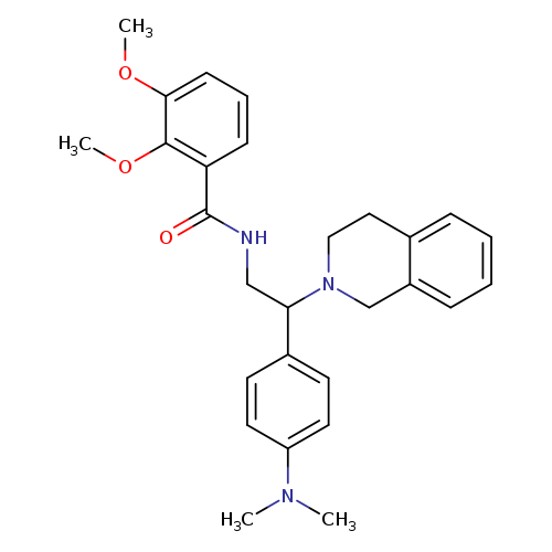 N-{2-[4-(dimethylamino)phenyl]-2-(1,2,3,4-tetrahydroisoquinolin-2-yl)ethyl}-2,3-dimethoxybenzamide