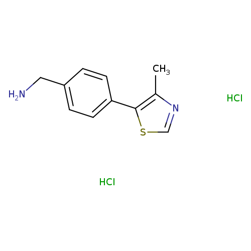 [4-(4-Methyl-1,3-thiazol-5-yl)phenyl]methanamine dihydrochloride