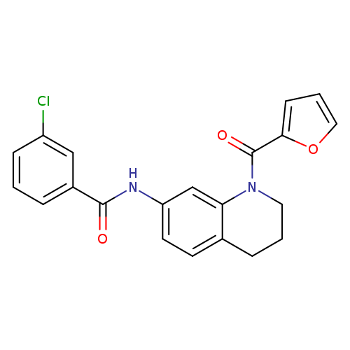3-chloro-N-[1-(furan-2-carbonyl)-1,2,3,4-tetrahydroquinolin-7-yl]benzamide