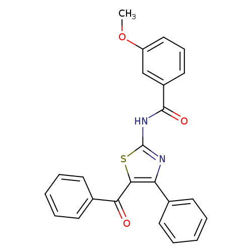 N-(5-benzoyl-4-phenyl-1,3-thiazol-2-yl)-3-methoxybenzamide