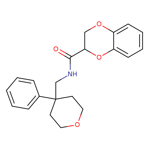 N-[(4-phenyloxan-4-yl)methyl]-2,3-dihydro-1,4-benzodioxine-2-carboxamide