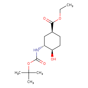 (1S,3R,4R)-3-(Boc-amino)-4-hydroxy-cyclohexanecarboxylic acid ethyl ester