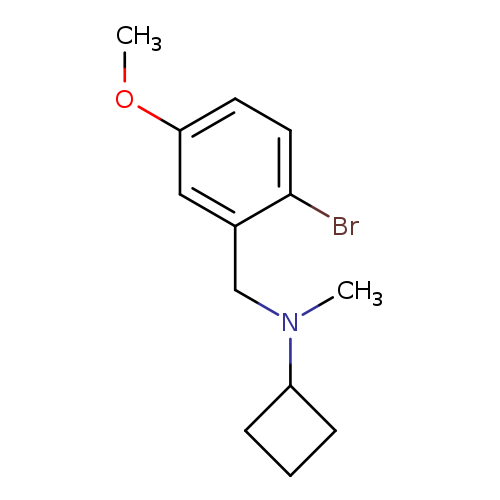 N-[(2-Bromo-5-methoxyphenyl)methyl]-N-methylcyclobutanamine