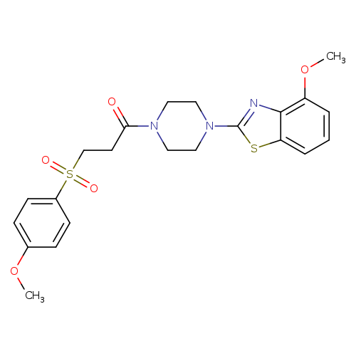1-[4-(4-methoxy-1,3-benzothiazol-2-yl)piperazin-1-yl]-3-(4-methoxybenzenesulfonyl)propan-1-one