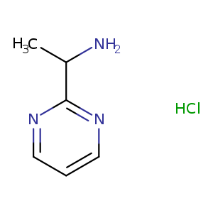 2-Pyrimidinemethanamine, α-methyl-, hydrochloride (1:1)