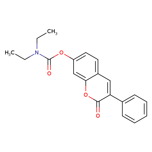 2-oxo-3-phenyl-2H-chromen-7-yl N,N-diethylcarbamate