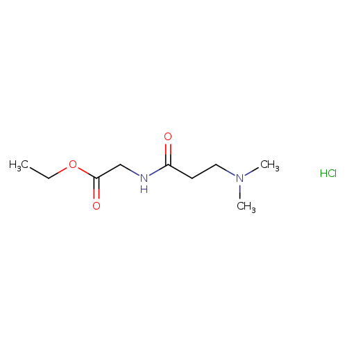 ethyl2-[3-(dimethylamino)propanamido]acetatehydrochloride