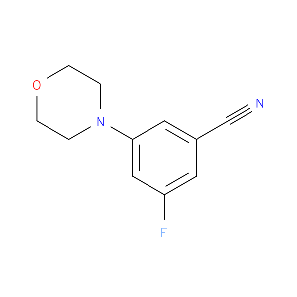 3-fluoro-5-(morpholin-4-yl)benzonitrile
