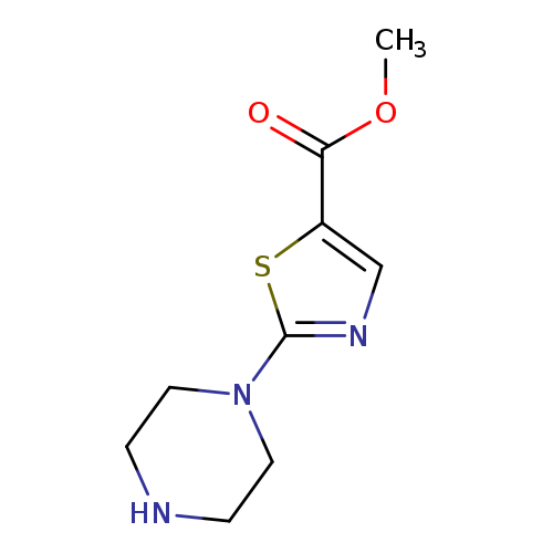 2-PIPERAZIN-1-YL-THIAZOLE-5-CARBOXYLIC ACID METHYL ESTER