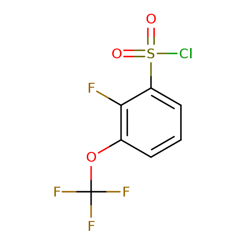 2-fluoro-3-(trifluoromethoxy)benzene-1-sulfonyl chloride