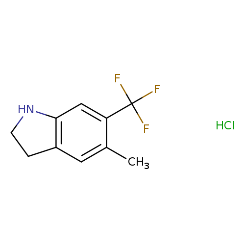 5-Methyl-6-(trifluoromethyl)indoline hydrochloride