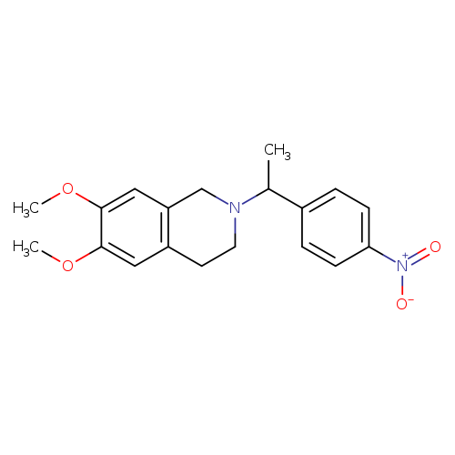 6,7-Dimethoxy-2-(4-nitrophenethyl)-1,2,3,4-tetrahydroisoquinoline
