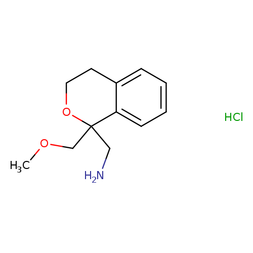 [1-(methoxymethyl)-3,4-dihydro-1H-2-benzopyran-1-yl]methanamine hydrochloride