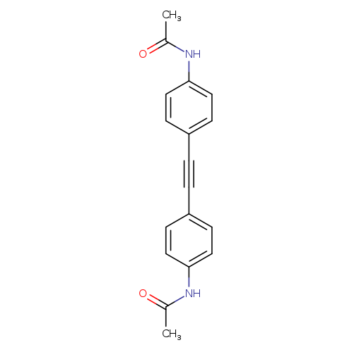 N-{4-[2-(4-acetamidophenyl)ethynyl]phenyl}acetamide