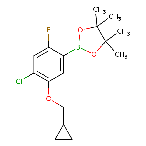 4-Chloro-5-(cyclopropylmethoxy)-2-fluorophenylboronic acid, pinacol ester