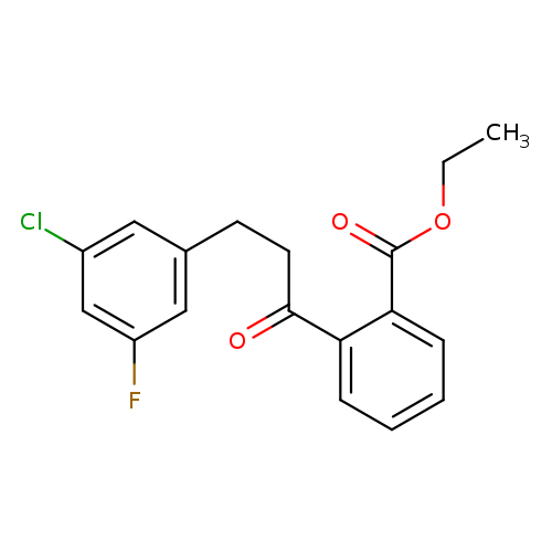2'-Carboethoxy-3-(3-chloro-5-fluorophenyl)propiophenone