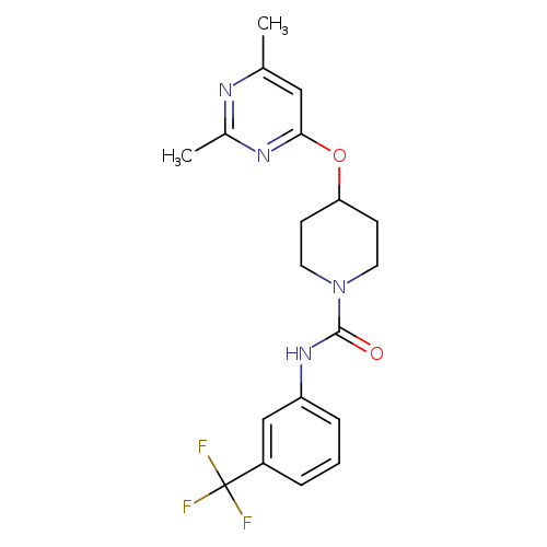 4-[(2,6-dimethylpyrimidin-4-yl)oxy]-N-[3-(trifluoromethyl)phenyl]piperidine-1-carboxamide