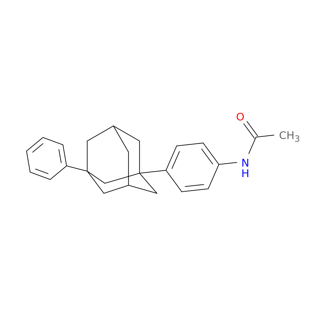 N-[4-(3-phenyladamantan-1-yl)phenyl]acetamide
