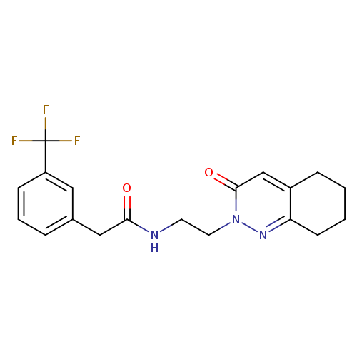 N-[2-(3-oxo-2,3,5,6,7,8-hexahydrocinnolin-2-yl)ethyl]-2-[3-(trifluoromethyl)phenyl]acetamide