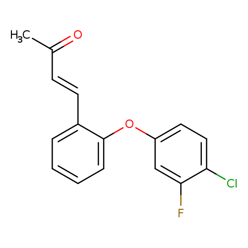 4-[2-(4-Chloro-3-fluorophenoxy)phenyl]-3-buten-2-one