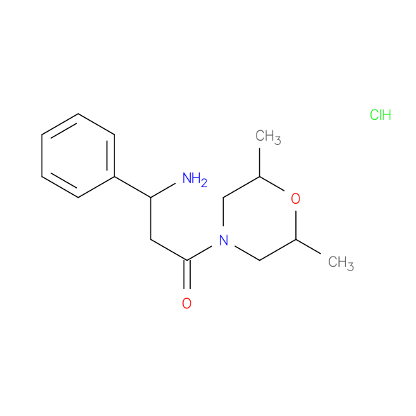 3-amino-1-(2,6-dimethylmorpholin-4-yl)-3-phenylpropan-1-one hydrochloride