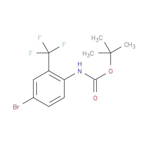 tert-Butyl (4-bromo-2-(trifluoromethyl)phenyl)carbamate